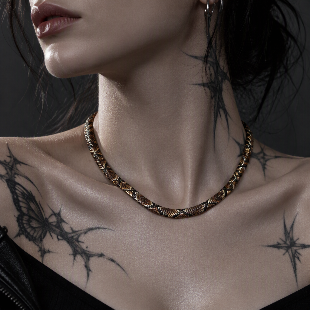 Serpent Statement Necklace