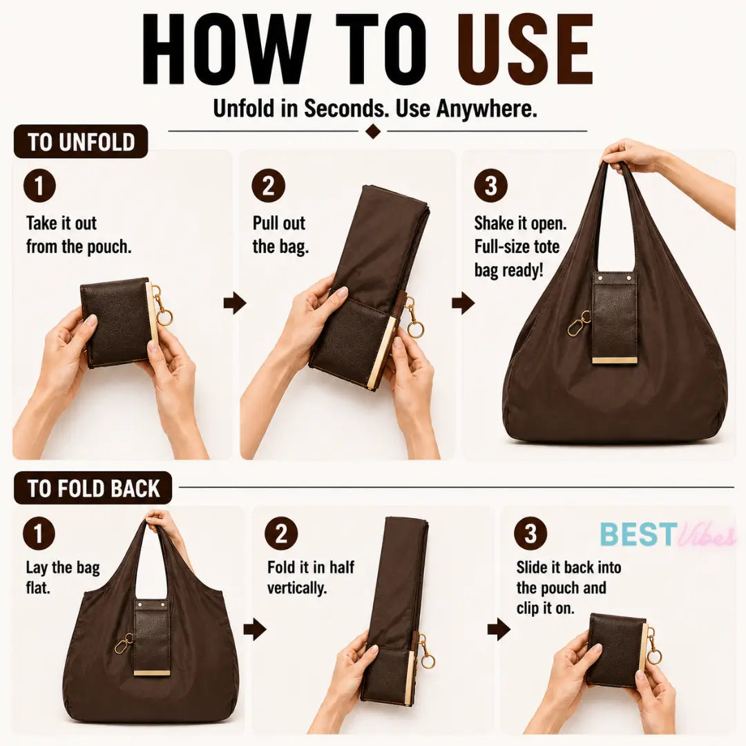 Magic Charm Foldable Tote