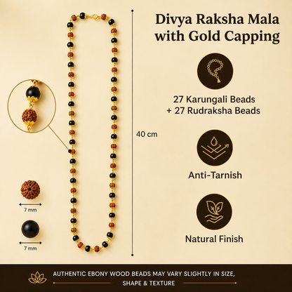 Divya Raksha Rudraksha & Karungali Mala