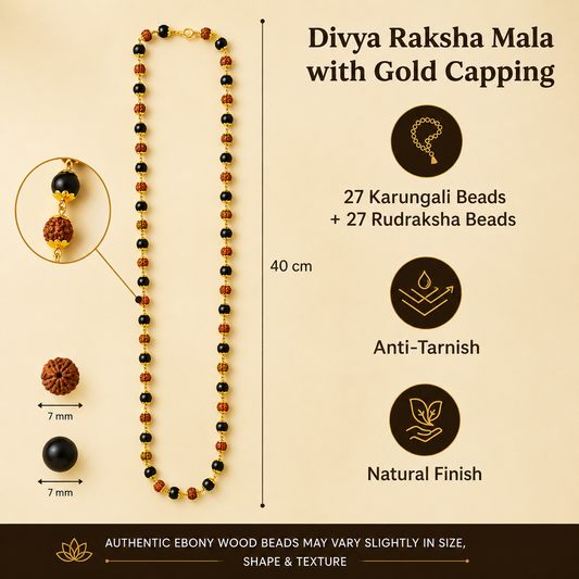 Divya Raksha Rudraksha & Karungali Mala
