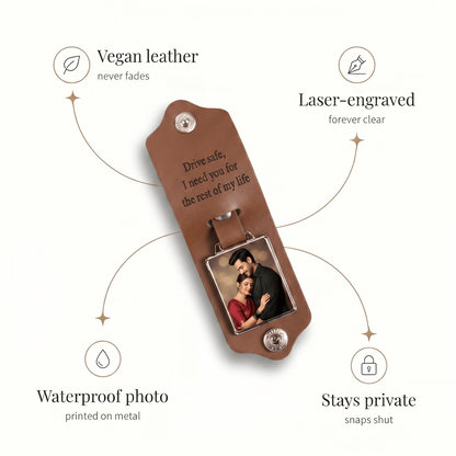 Eternal Memory Photo Keychain