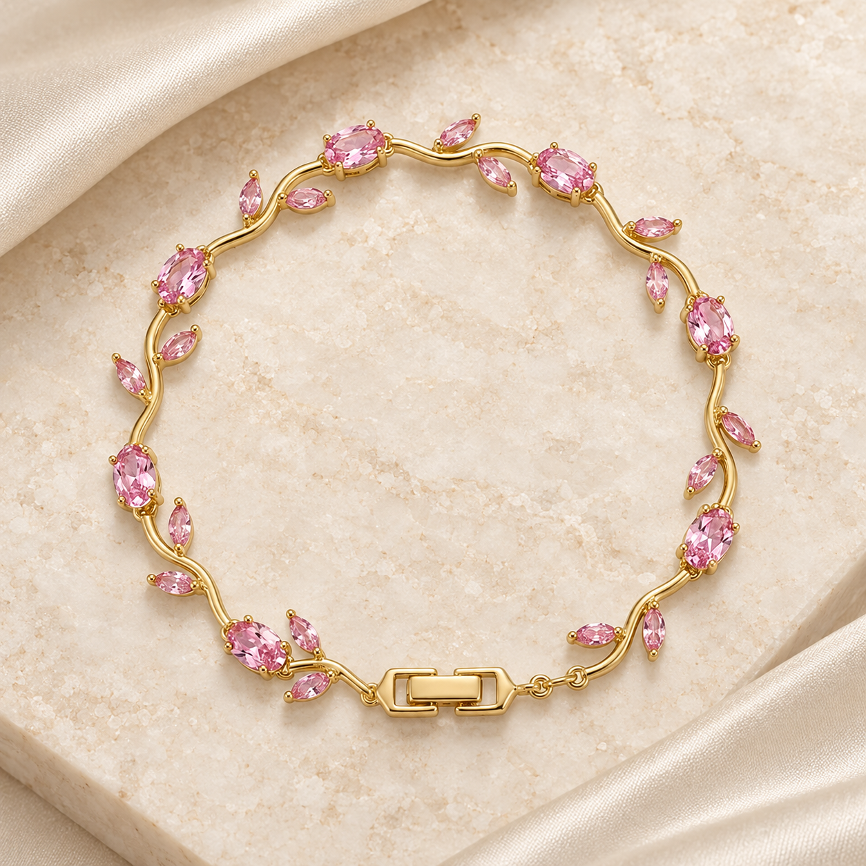 Floral bracelets